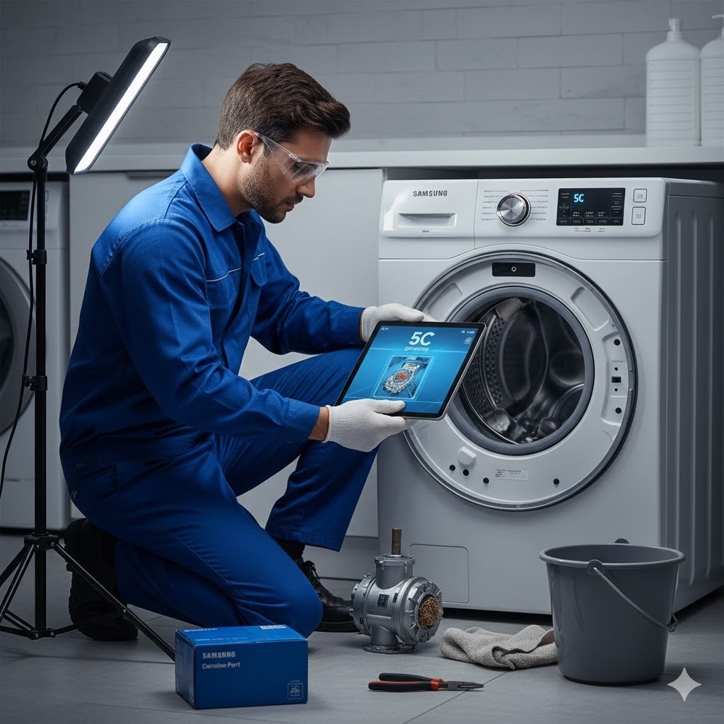 Fixing Samsung Washer Error Codes 5C 4C DC