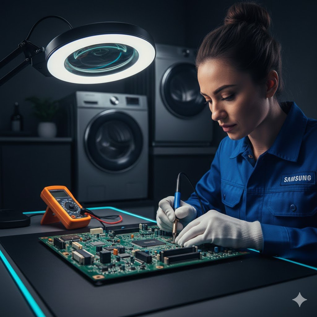 Samsung Washing Machine PCB Motherboard Micro-Soldering Repair
